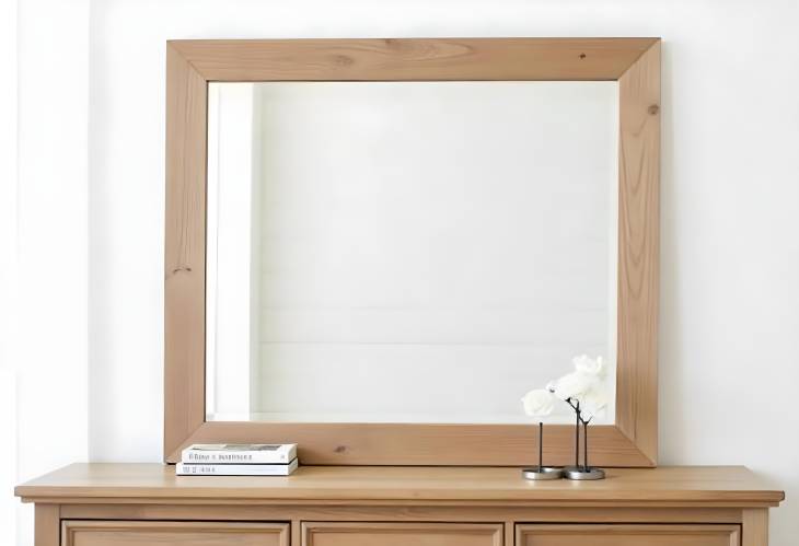 Classic Full Length Wooden Mirror with Timeless Design